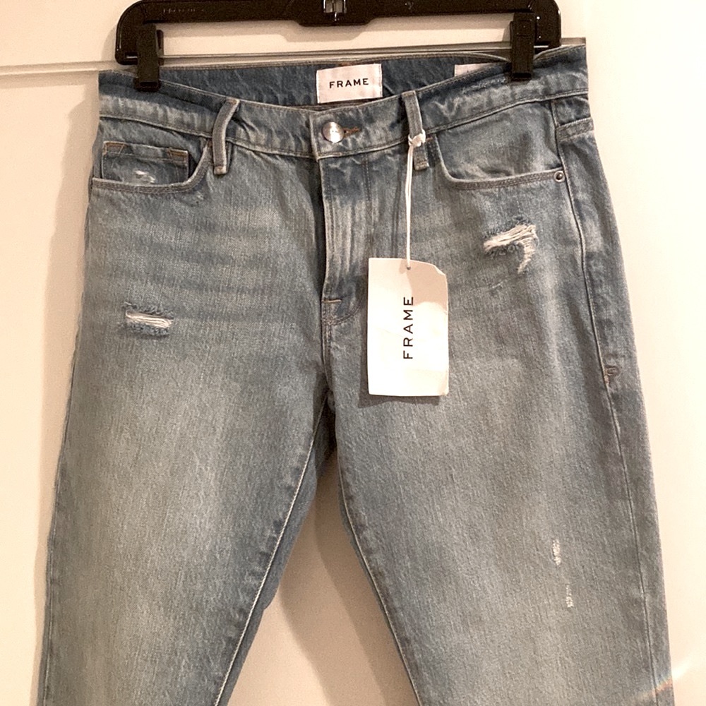 FRAME Denim Le Garcon Crop in Clash CURRENT FRAME BEST SELLER Style - Picture 6 of 9
